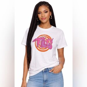 TLC No Scrubs Band T-Shirt Graphic Tee 90s Hip Hop R&B Small Vintage Style NWOT